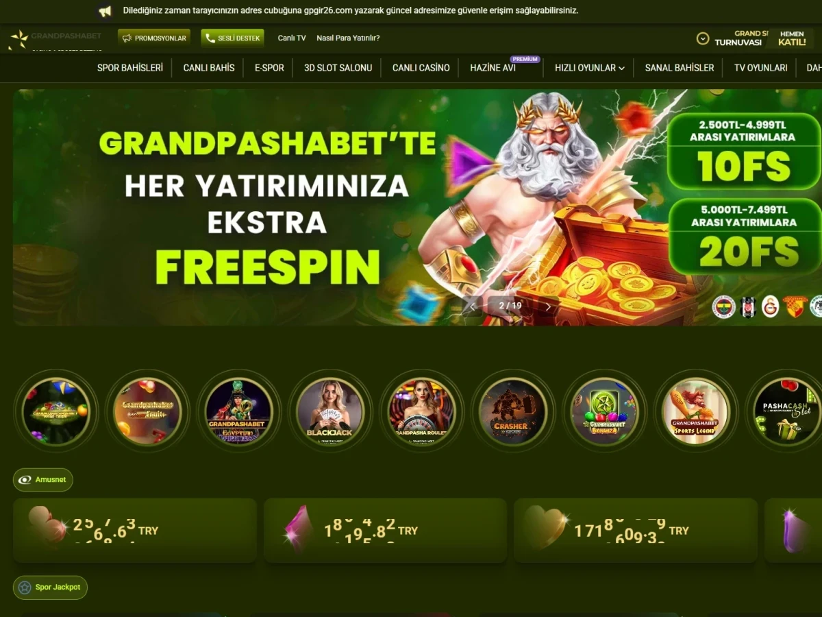 Grandpashabet Giriş